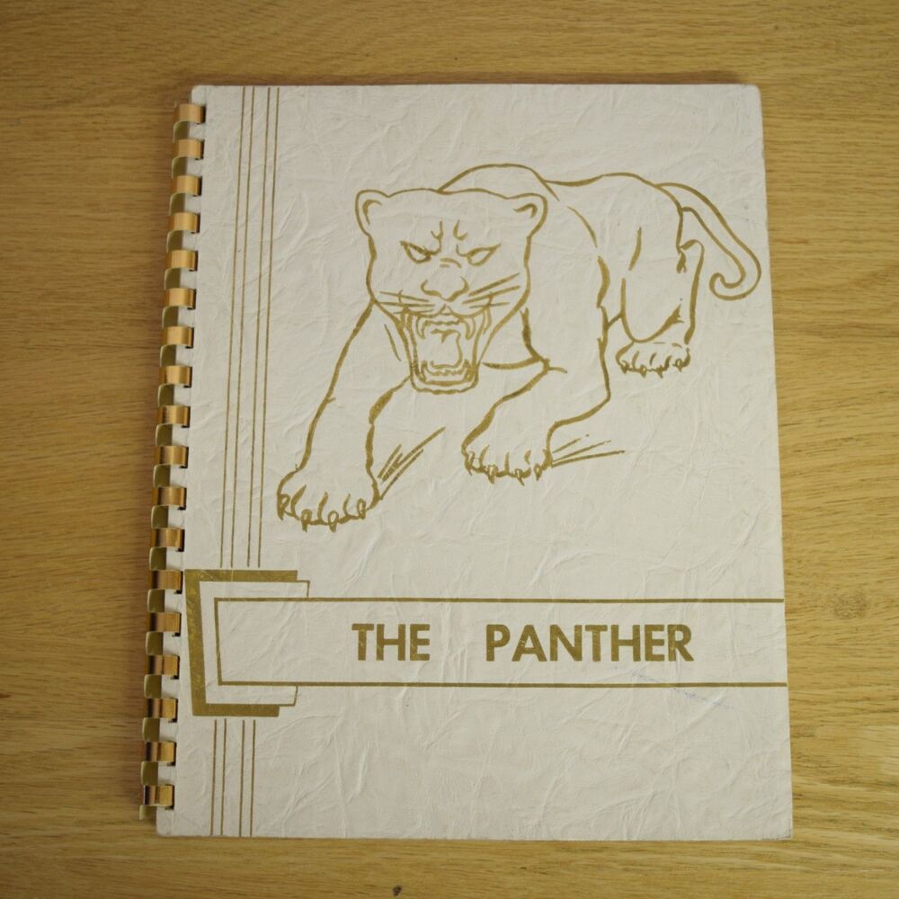 1958 Junior High School Year Book Old Mission Kansas City KS Autographs Panther